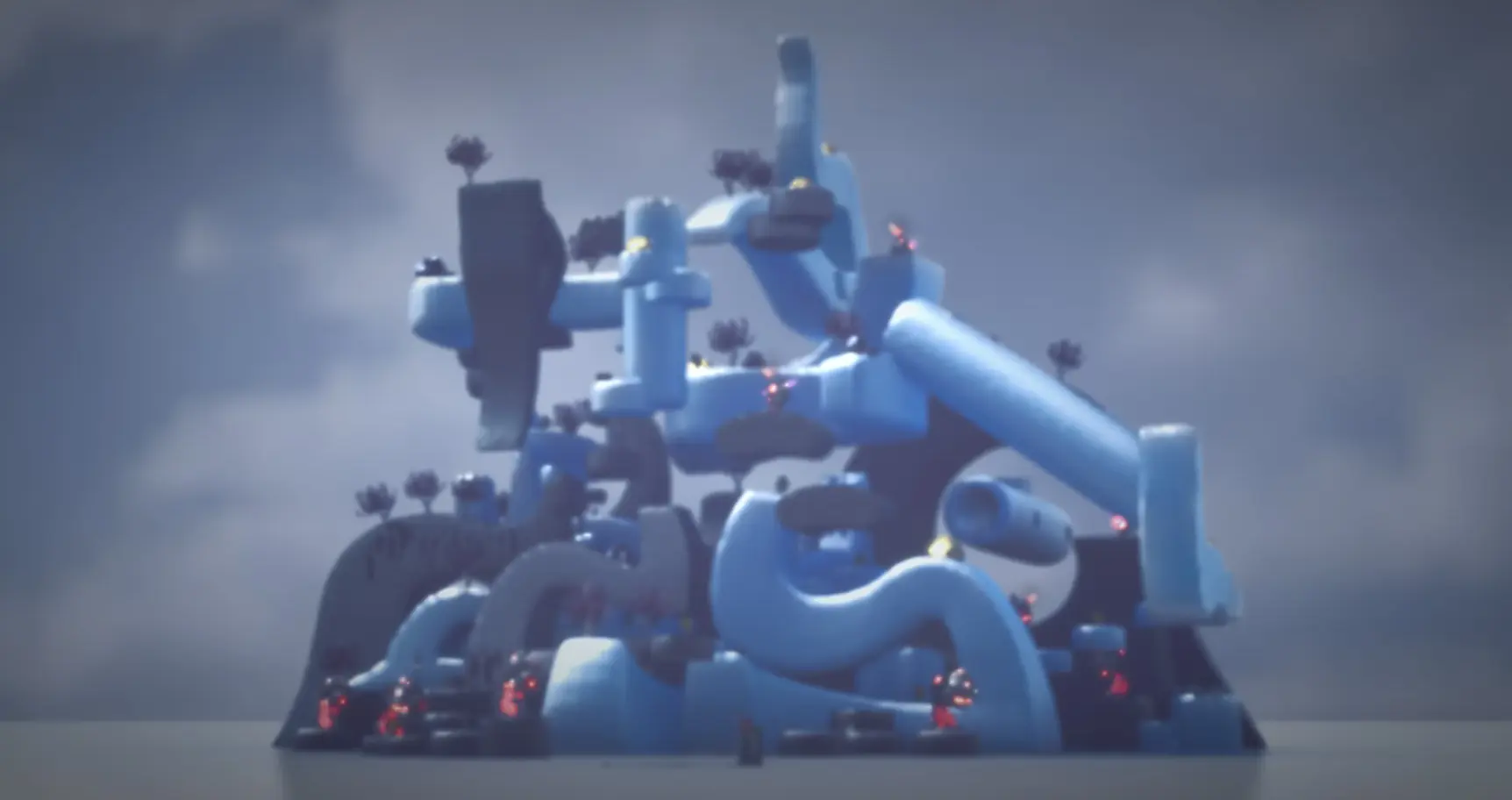 風の砂遊びの全景